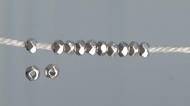 Thai Karen Hill Tribe Silver Beads BM008 (200 Beads)