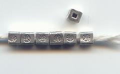 Thai Karen Hill Tribe Silver Beads BM025 (200 Beads)