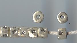 Thai Karen Hill Tribe Silver Beads BM031 (160 Beads)