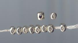Thai Karen Hill Tribe Silver Beads BM033 (200 Beads)