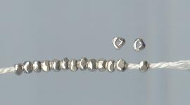 Thai Karen Hill Tribe Silver Beads BM035 (300 Beads)