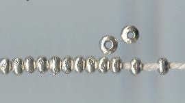 Thai Karen Hill Tribe Silver Beads BM040 (400 Beads)