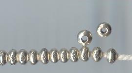 Thai Karen Hill Tribe Silver Beads BM041 (400 Beads)