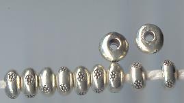 Thai Karen Hill Tribe Silver Beads BM042 (200 Beads)