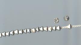 Thai Karen Hill Tribe Silver Beads BM053 (400 Beads)