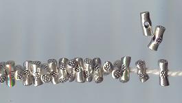 Thai Karen Hill Tribe Silver Beads BM073 (200 Beads)