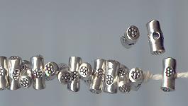 Thai Karen Hill Tribe Silver Beads BM074 (200 Beads)