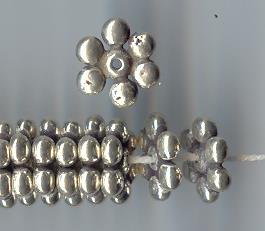 Thai Karen Hill Tribe Silver Beads BM100 (200 Beads)