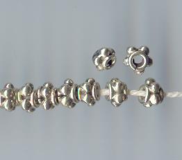 Thai Karen Hill Tribe Silver Beads BM103 (200 Beads)