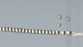 Thai Karen Hill Tribe Silver Beads BM141 (400 Beads)