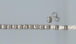 Thai Karen Hill Tribe Silver Beads BM182 (400 Beads)