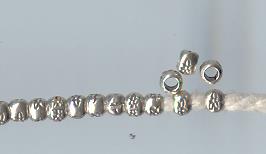 Thai Karen Hill Tribe Silver Beads BM188 (400 Beads)