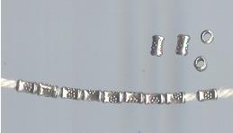 Thai Karen Hill Tribe Silver Beads BM206 (200 Beads)