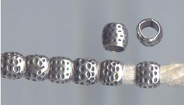 Thai Karen Hill Tribe Silver Beads BM224 (200 Beads)