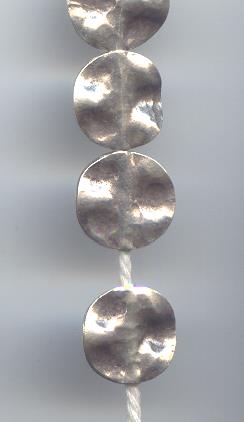 Thai Karen Hill Tribe Silver Beads Plain Round Bead BL620 (1 Bead)