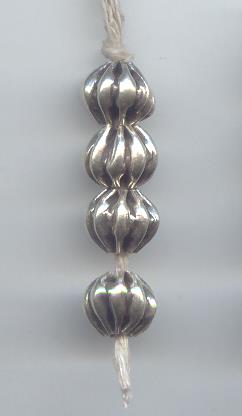 Thai Karen Hill Tribe Silver Beads Spiral Cage Beads BL640 (1 Bead)