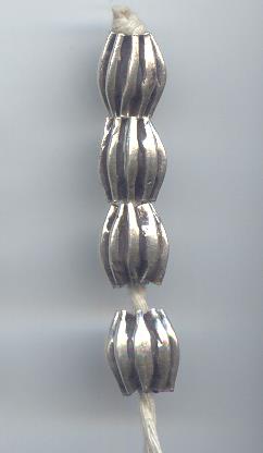 Thai Karen Hill Tribe Silver Beads Spiral Cage Beads BL641 (1 Bead)