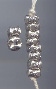 Thai Karen Hill Tribe Silver Beads BL652 (1 Bead)