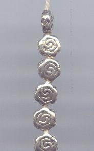 Thai Karen Hill Tribe Silver Beads BL662 (1 Bead)