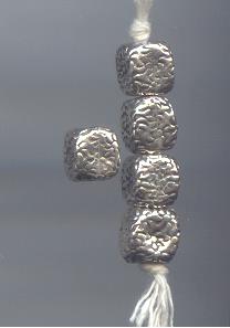 Thai Karen Hill Tribe Silver Beads BL673 (1 Bead)