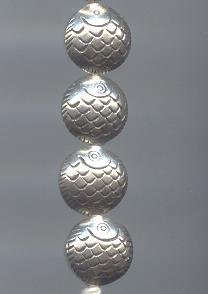 Thai Karen Hill Tribe Silver Beads BL680 (1 Bead)