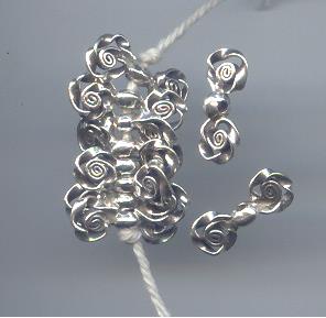 Thai Karen Hill Tribe Silver Beads BL682 (1 Bead)