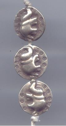Thai Karen Hill Tribe Silver Beads BL686 (1 Bead)