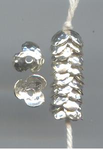 Thai Karen Hill Tribe Silver Beads BL693 (1 Bead)