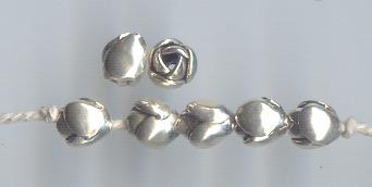 Thai Karen Hill Tribe Silver Beads BL769 (5 Beads)