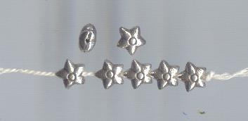 Thai Karen Hill Tribe Silver Beads BL770 (5 Beads)