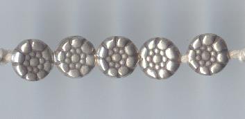 Thai Karen Hill Tribe Silver Beads BL778 (5 Beads)