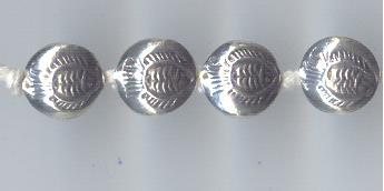 Thai Karen Hill Tribe Silver Beads BL783 (4 Beads)