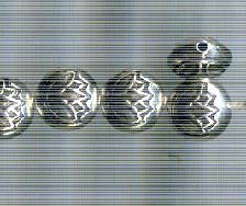 Thai Karen Hill Tribe Silver Beads BL863 (5 Beads)