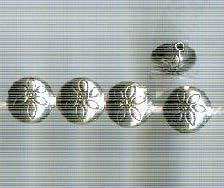 Thai Karen Hill Tribe Silver Beads BL865 (5 Beads)