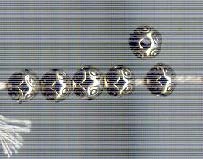 Thai Karen Hill Tribe Silver Beads BL870 (6 Beads)
