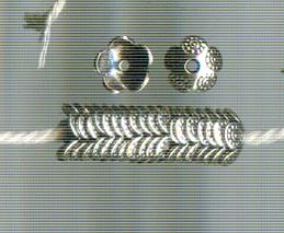 Thai Karen Hill Tribe Silver Beads BL878 (20 Beads)