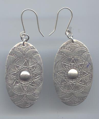 Thai Karen Hill Tribe Silver Earring ER190 