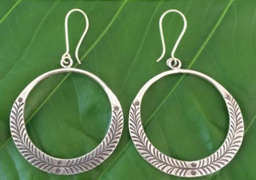 Thai Karen Hill Tribe Silver Earring ER330 