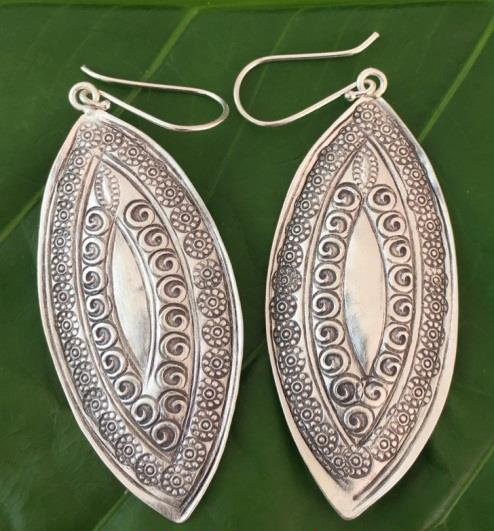 Thai Karen Hill Tribe Silver Earring ER353 