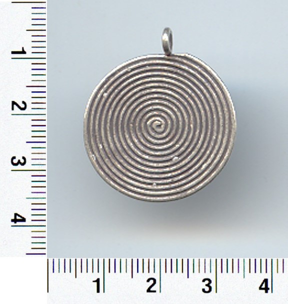 Thai Karen Hill Tribe Silver Pendants Spiral Pendant NM008 