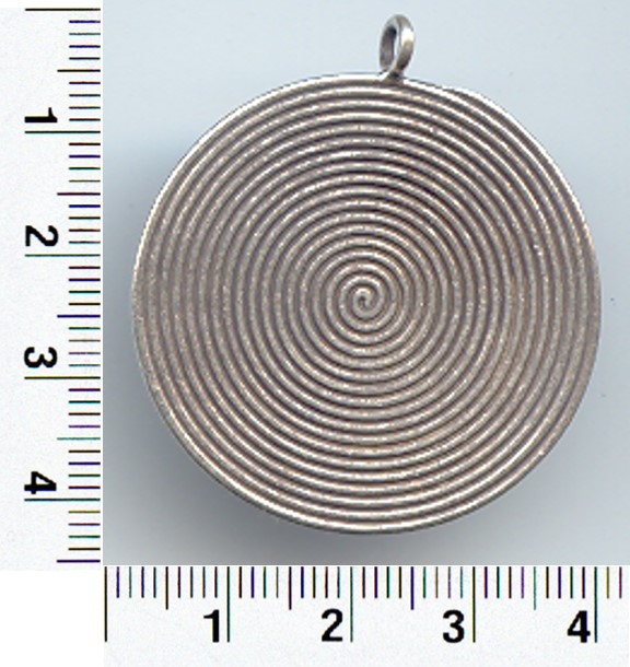 Thai Karen Hill Tribe Silver Pendants Spiral Pendant NM009 