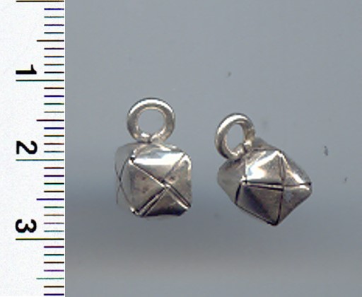 Thai Karen Hill Tribe Silver Pendants Woven Little Box Pendant NM025 