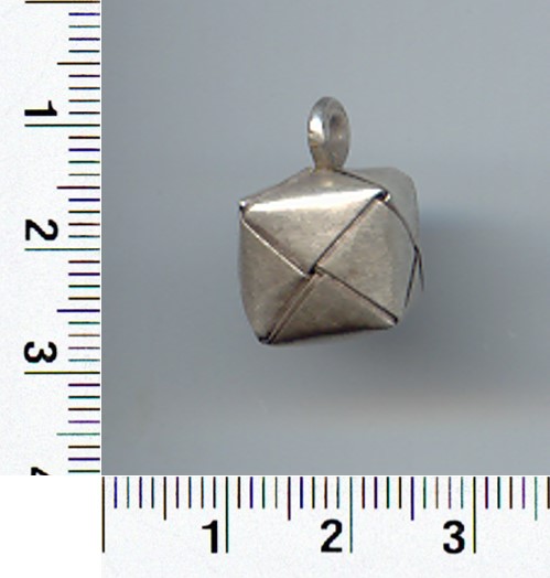 Thai Karen Hill Tribe Silver Pendants Woven Little Box Charm NM026 