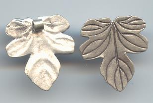 Thai Karen Hill Tribe Silver Pendants Leaf Charm NM092 