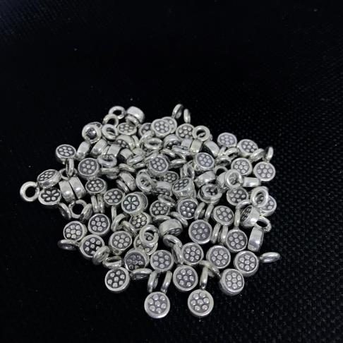 Thai Karen Hill Tribe Silver Pendants 20PD168 (10 Beads)