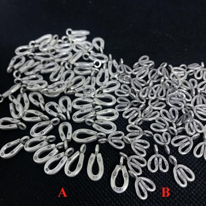 Thai Karen Hill Tribe Silver Pendants 20PD241 B (10 Beads)