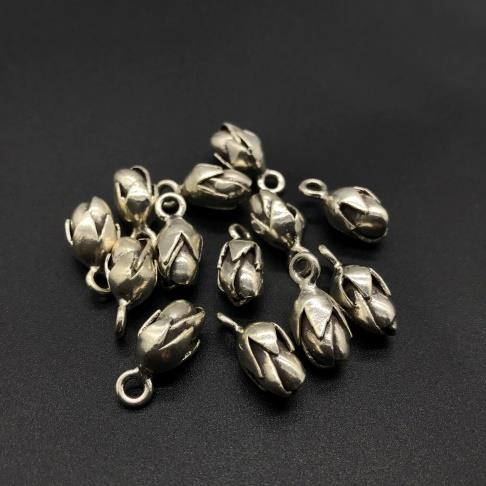Thai Karen Hill Tribe Silver Pendants 20PD345 (10 Beads)