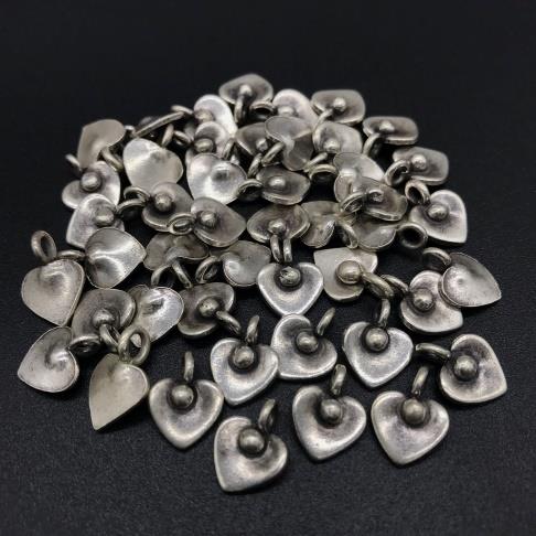 Thai Karen Hill Tribe Silver Pendants 20PD348 (10 Beads)