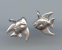 Thai Karen Hill Tribe Silver Small Fish Pendant NS057
