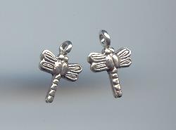 Thai Karen Hill Tribe Silver Pendants Little Dragonfly Pendants NS121